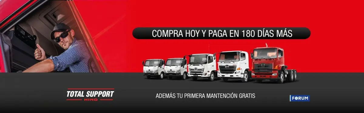 Financiamiento de camiones HINO nuevos.  